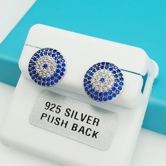 "925 Sterling Silver CZ Beautiful Earrings for Women, 1USPAR4235 - Picture 8 of 11